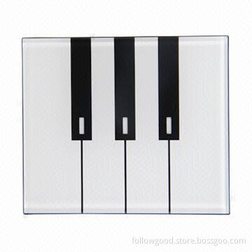 Z-wave 3-gang Touch Panel for Smart Home System with Crystal Glass Piano Key Feature
